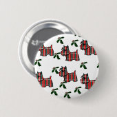 BADGE ROND 5 CM TERRIER ÉCOSSAIS (Devant & derrière)