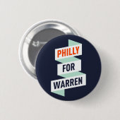 Badge Rond 5 Cm Terriers d'Elizabeth - Philly pour des terriers - (Devant & derrière)