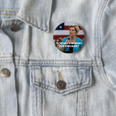 Badge Rond 5 Cm Terriers d'Elizabeth pour le Président Button - (En situation)