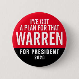 Badge Rond 5 Cm Terriers drôles pour le président 2020