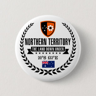 Badge Rond 5 Cm Territoire du Nord