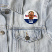Badge Rond 5 Cm Terry McAuliffe pour le président (En situation)