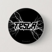 Badge Rond 5 Cm Tesla (Devant)
