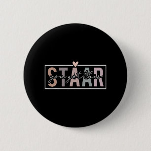 Badge Rond 5 Cm Test Jour Enseignant Examen Leopard Test Jour Vous