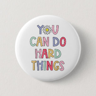 Badge Rond 5 Cm Tester Jour Enseignant Vous Pouvez Faire Des Chose