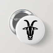 Badge Rond 5 Cm Tête de chèvre (Devant & derrière)