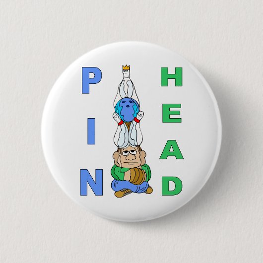 Badge Rond 5 Cm Tête de pépin (Devant)