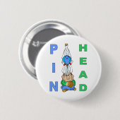 Badge Rond 5 Cm Tête de pépin (Devant & derrière)