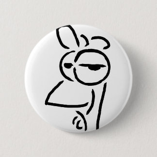 Badge Rond 5 Cm Tête de poulet