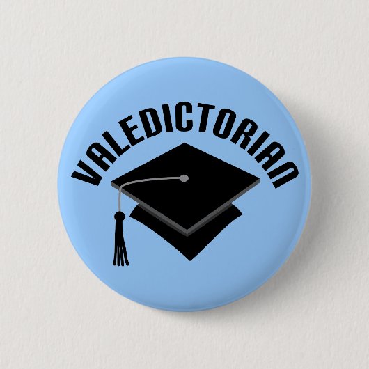 Badge Rond 5 Cm Tête d'écarté de casquette d'obtention du diplôme (Devant)