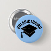 Badge Rond 5 Cm Tête d'écarté de casquette d'obtention du diplôme (Devant & derrière)