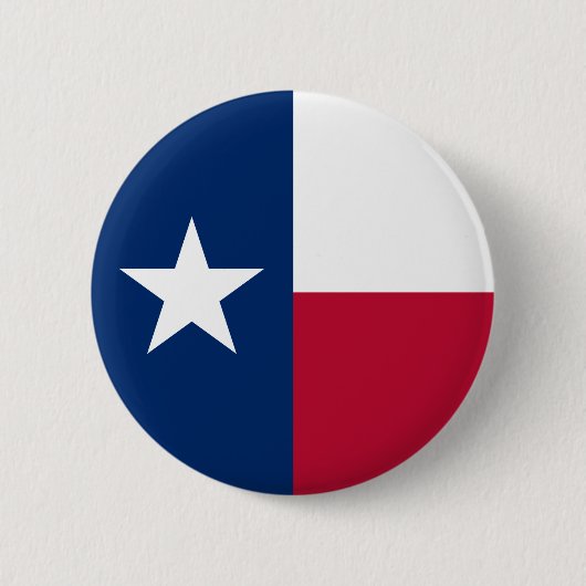 Badge Rond 5 Cm Texan State Flag (Texas) (Devant)