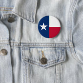 Badge Rond 5 Cm Texan State Flag (Texas) (En situation)