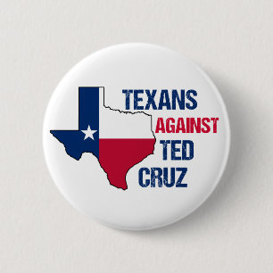 Badge Rond 5 Cm Texans contre l'élection de Ted Cruz 2024