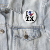Badge Rond 5 Cm Texas (En situation)