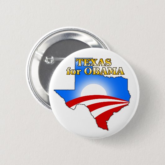 Badge Rond 5 Cm Texas4Obama (Devant & derrière)