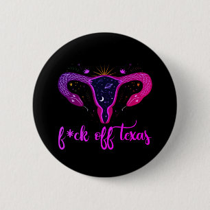 Badge Rond 5 Cm Texas Abortion Ban Celestial Uterus protestation
