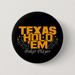 Badge Rond 5 Cm Texas Hold'Em Poker