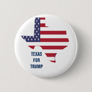 BADGE ROND 5 CM TEXAS POUR TRUMP