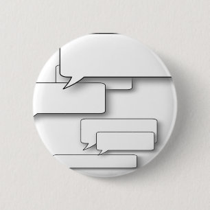 Badge Rond 5 Cm Texte de do-it-yourself - dialogue fait sur