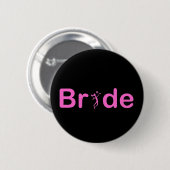 Badge Rond 5 Cm Texte de VolleyBride (Devant & derrière)