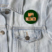 Badge Rond 5 Cm Texte du blox d'Halloween (En situation)
