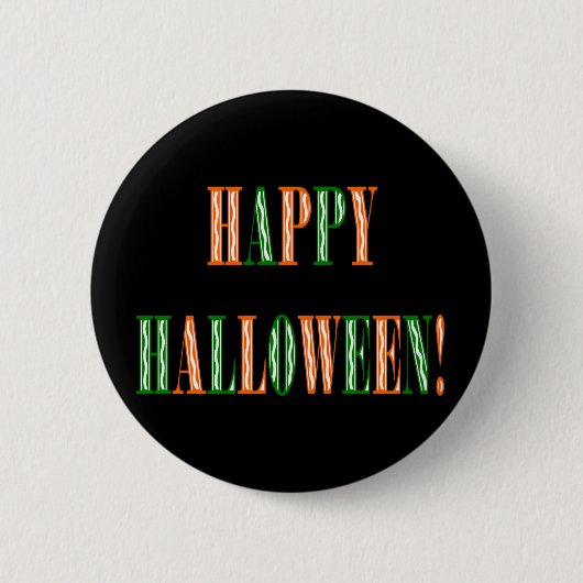 Badge Rond 5 Cm Texte du festival d'Halloween (Devant)