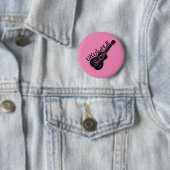Badge Rond 5 Cm Texte Et Image Ukulele (En situation)