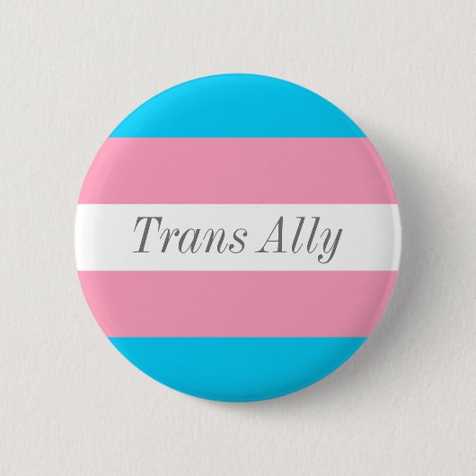 Badge Rond 5 Cm Texte transally modifiable Transgenre Fierté (Devant)