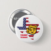 BADGE ROND 5 CM TEXTES TRUMP (Devant & derrière)