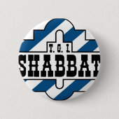 BADGE ROND 5 CM TGI SHABBAT (Devant)