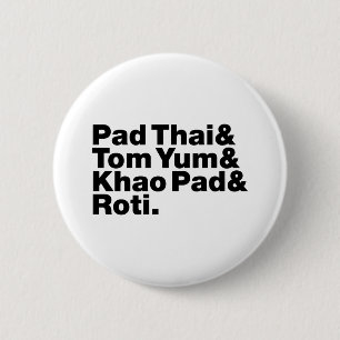 Badge Rond 5 Cm Thai Street Food