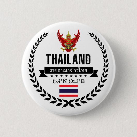 Badge Rond 5 Cm Thaïlande (Devant)