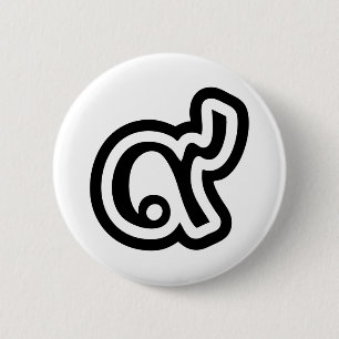 Badge Rond 5 Cm Thaïlande Lucky Number 9 / Neuf / ๙ (Gao/Kao) Thai