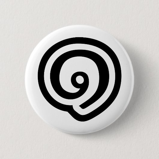 Badge Rond 5 Cm Thailande Numéro 1 / Un / ๑ (Nueng) Langue thaïe (Devant)