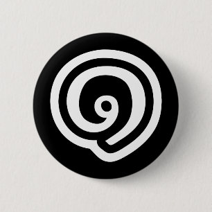 Badge Rond 5 Cm Thailande Numéro 1 / Un / ๑ (Nueng) Langue thaïe