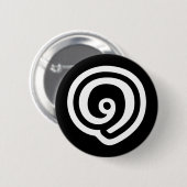 Badge Rond 5 Cm Thailande Numéro 1 / Un / ๑ (Nueng) Langue thaïe (Devant & derrière)