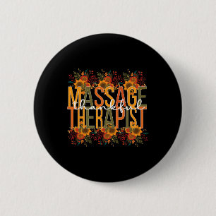 Badge Rond 5 Cm Thankful Massage Thanksgiving Massage The