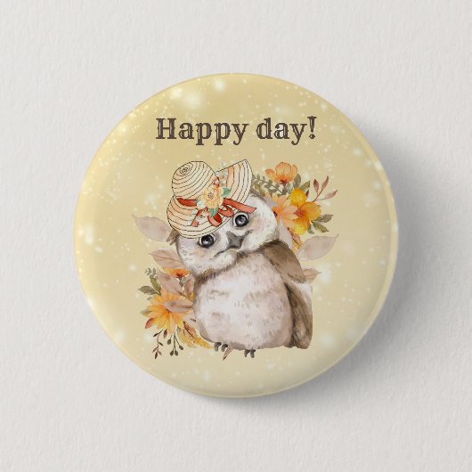 Badge Rond 5 Cm Thanksgiving Decor (Devant)