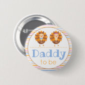 Badge Rond 5 Cm Thanksgiving Gender Reveillez Turkey Daddy (Devant & derrière)