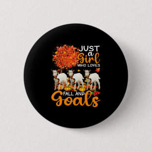 Badge Rond 5 Cm Thanksgiving Juste Une Fille Qui Aime La Chute Et