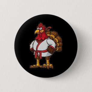 Badge Rond 5 Cm Thanksgiving Mixed martial art Kickboxing Judo Kar