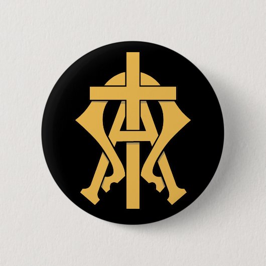 Badge Rond 5 Cm The Alpha & The Omega (Devant)