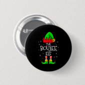 Badge Rond 5 Cm The Boujee Elf Group Matching Family Christmas Xma (Devant & derrière)