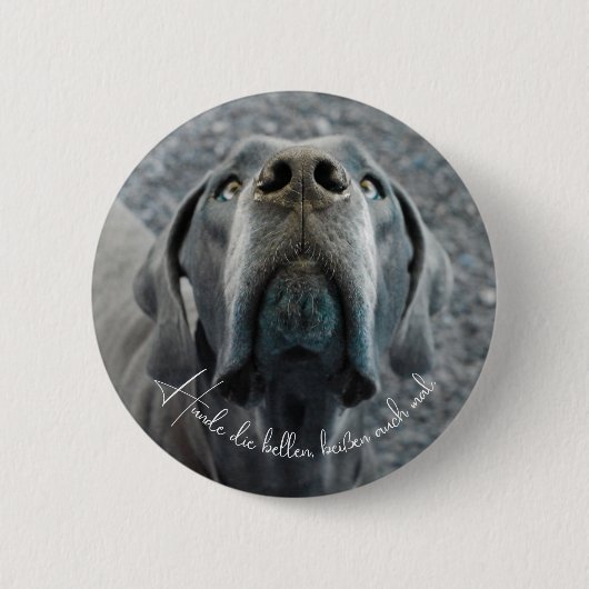Badge Rond 5 Cm The Dane Nose Button (Devant)