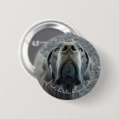 Badge Rond 5 Cm The Dane Nose Button (Devant & derrière)