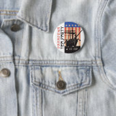 Badge Rond 5 Cm Thé de Pasadena (En situation)