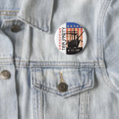 Badge Rond 5 Cm Thé de Pasadena (En situation)