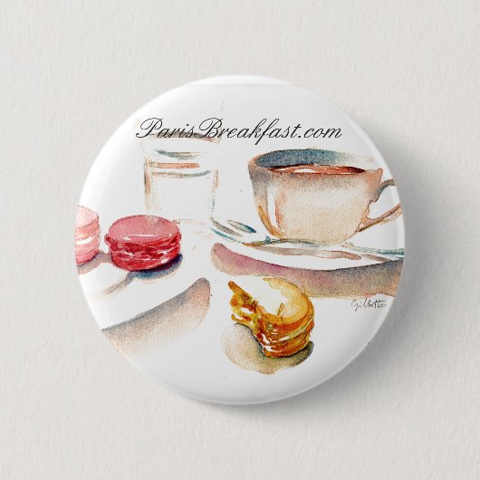BADGE ROND 5 CM THÉ FRANÇAIS (Devant)