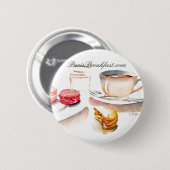 BADGE ROND 5 CM THÉ FRANÇAIS (Devant & derrière)